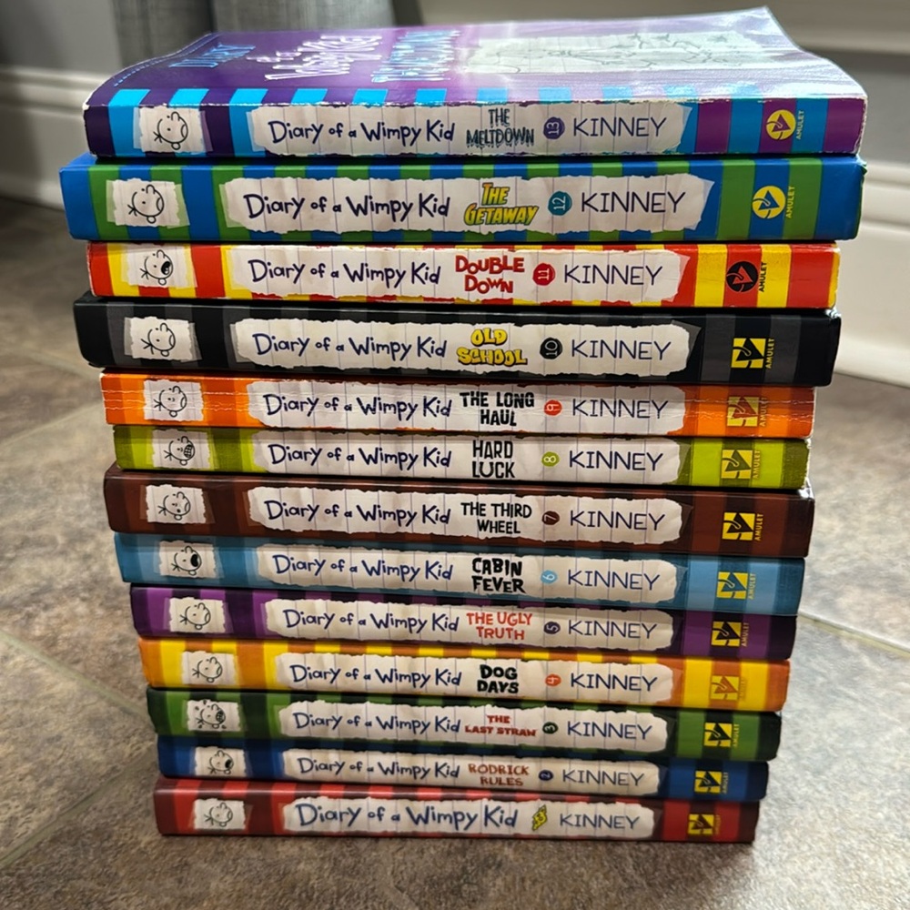 Diary of a Wimpy Kid books 1-13